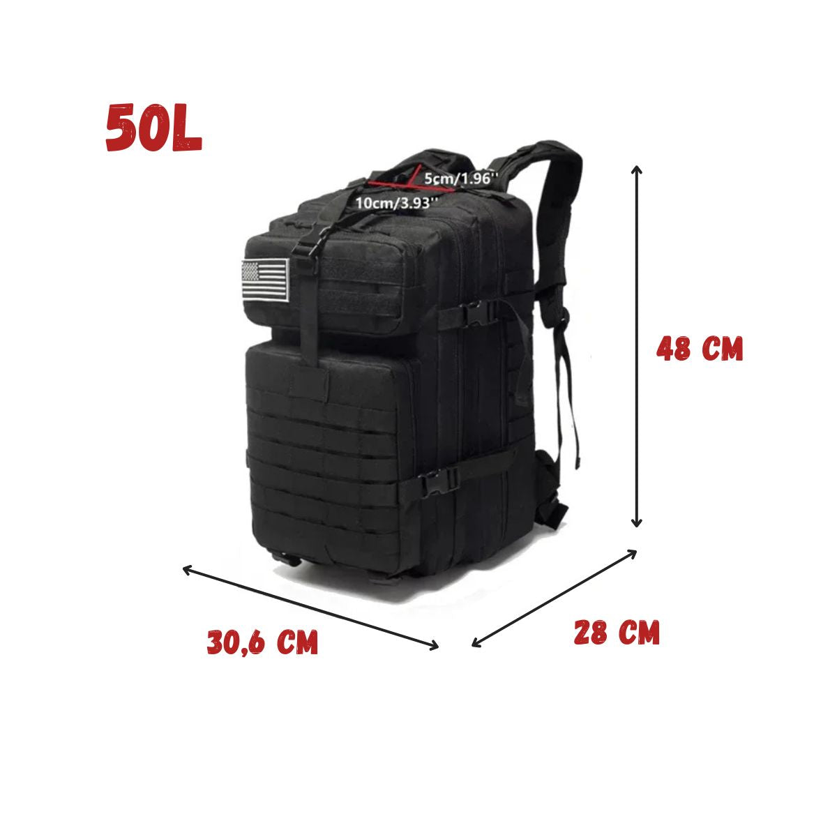 Mochila Táctica 50L